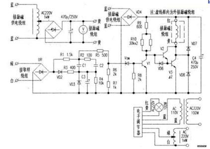 汽油发电机的工作原理图